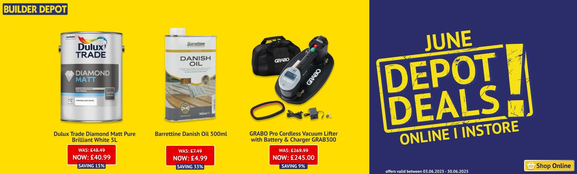 Depot Deals June 2025