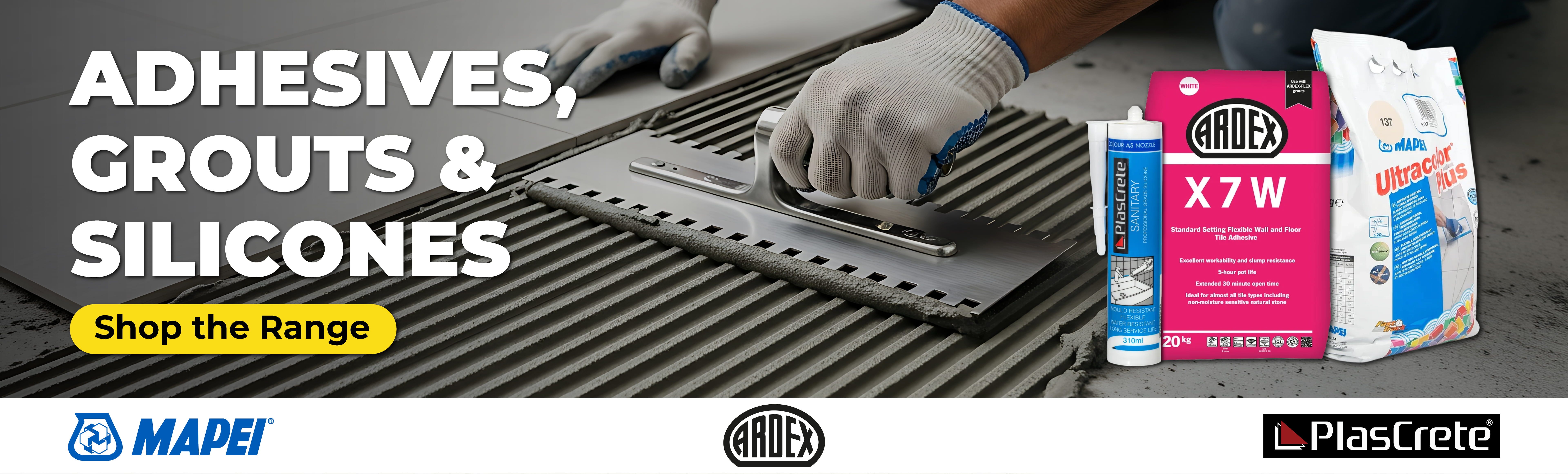 Mapei, Ardex, Plascrete