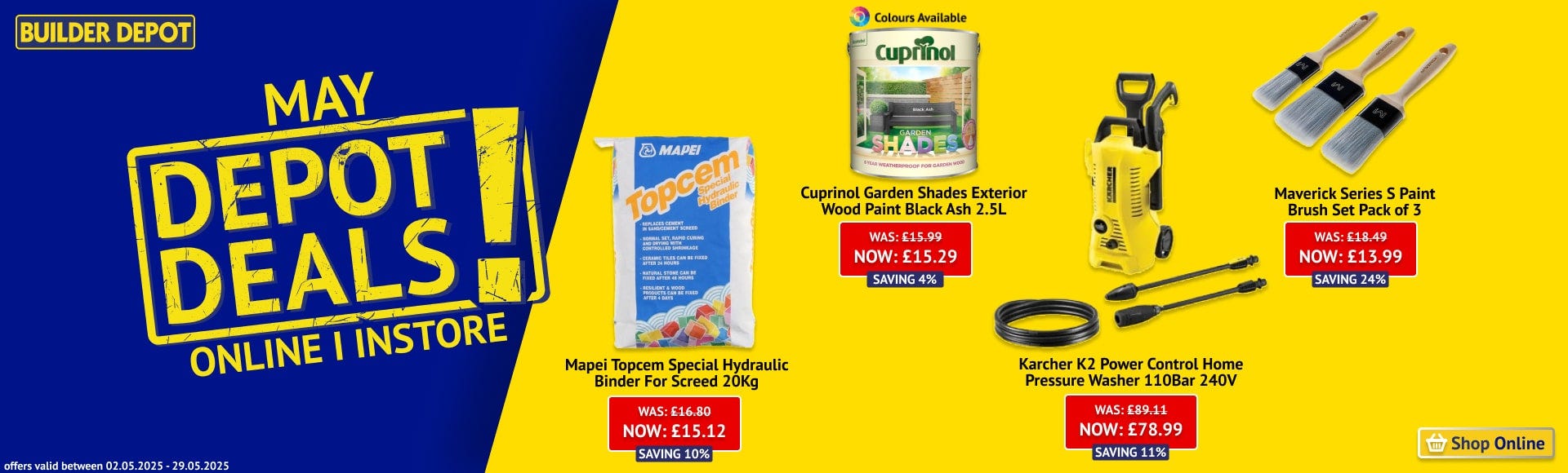 Depot Deals May 2025