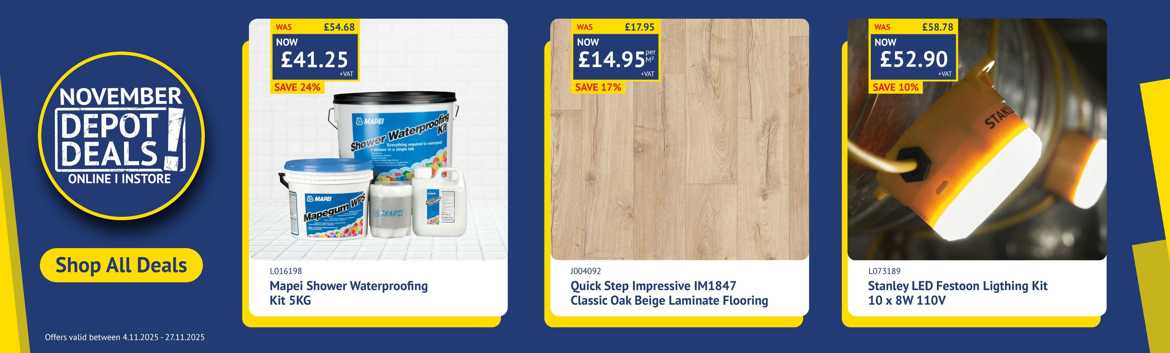 Depot Deals November 2025