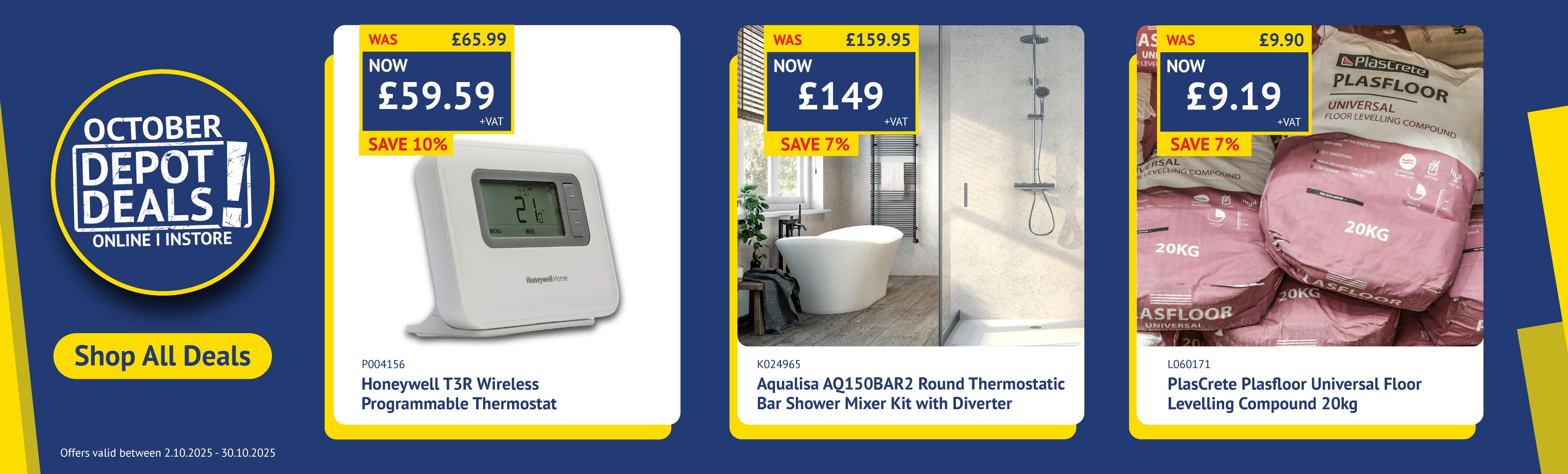 Depot Deals October 2025