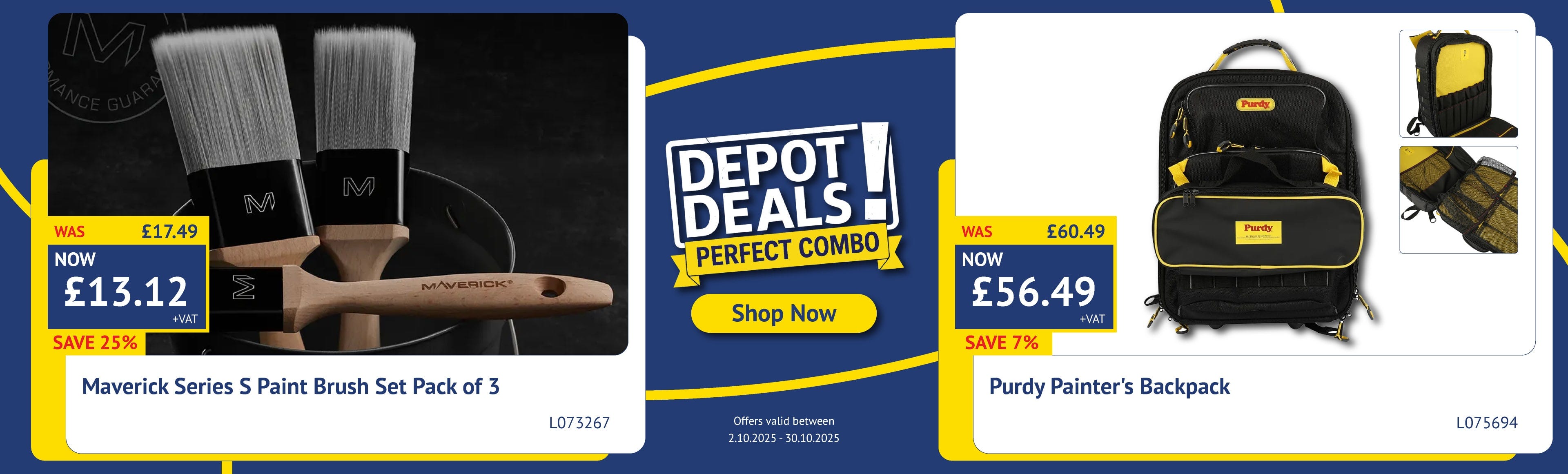 Depot Deals October 2025 combo