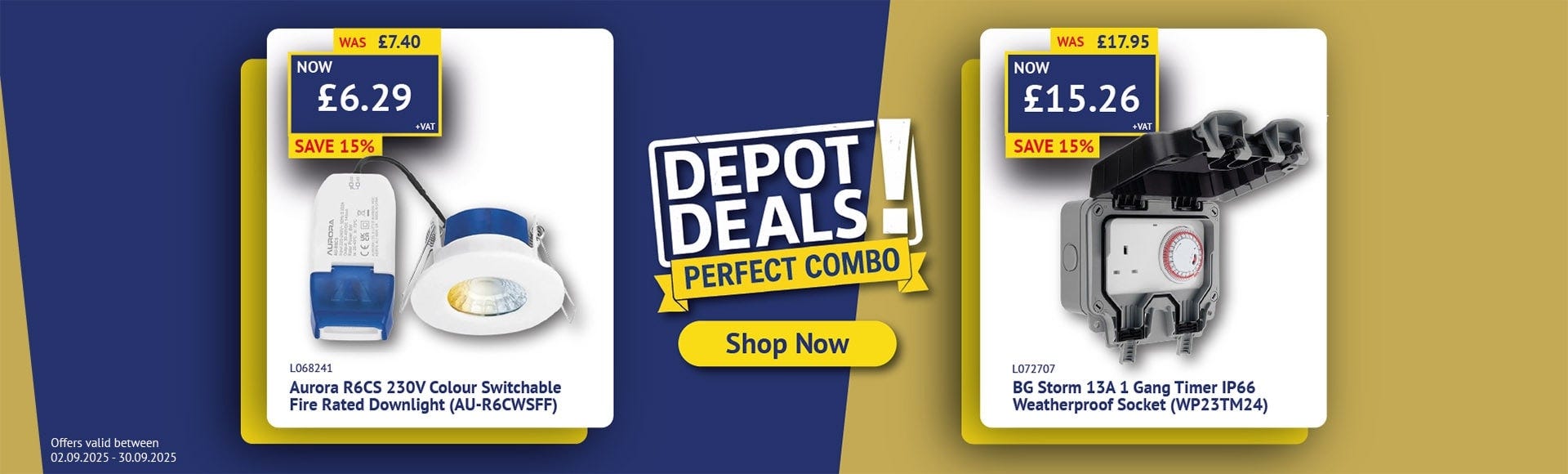 Depot Deals September 2025 combo