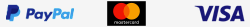 Paypal, Mastercard, Visa